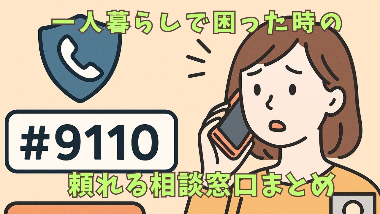 一人暮らしの防犯・安全対策で困ったときの相談窓口まとめ